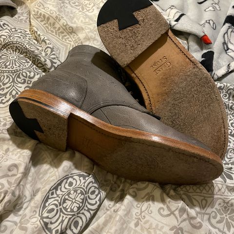 Grant Stone Diesel Boot in C.F. Stead Storm Waxed Kudu