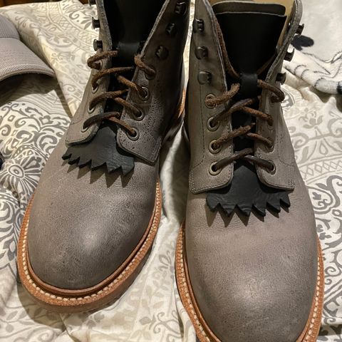 Grant Stone Diesel Boot in C.F. Stead Storm Waxed Kudu