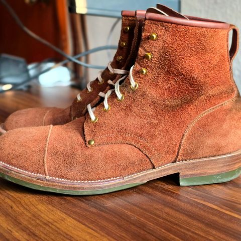 Iron Boots The Chosen One in S.B. Foot Dune Roughout Suede