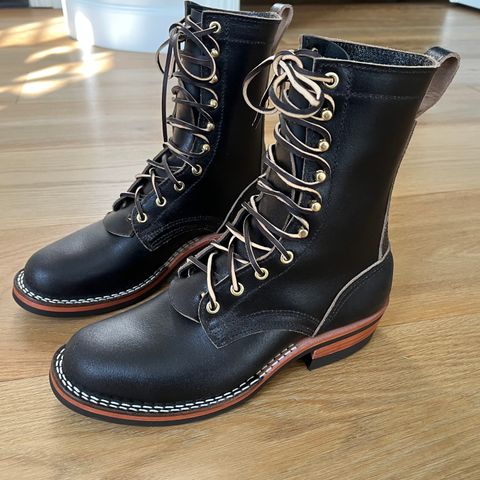 Nicks MTO in Horween Black Waxed Flesh