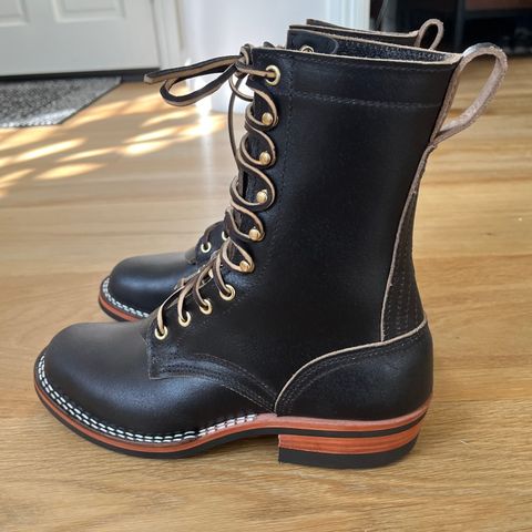 Nicks MTO in Horween Black Waxed Flesh