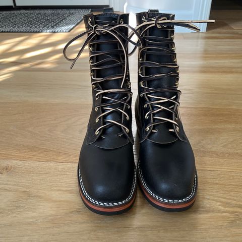 Nicks MTO in Horween Black Waxed Flesh
