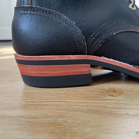 Nicks MTO in Horween Black Waxed Flesh