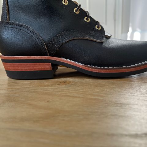 Nicks MTO in Horween Black Waxed Flesh