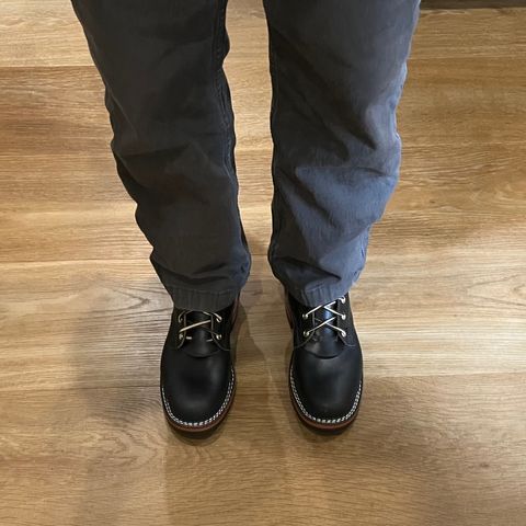 Nicks MTO in Horween Black Waxed Flesh