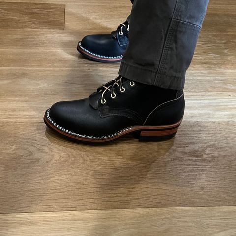 Nicks MTO in Horween Black Waxed Flesh