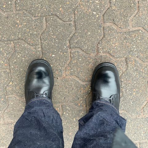 Viberg Service Boot in Horween Black Chromexcel