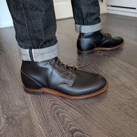Red Wing Beckman Flatbox in S.B. Foot Black Klondike