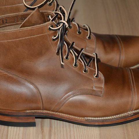 Viberg Service Boot in Horween Natural Chromexcel