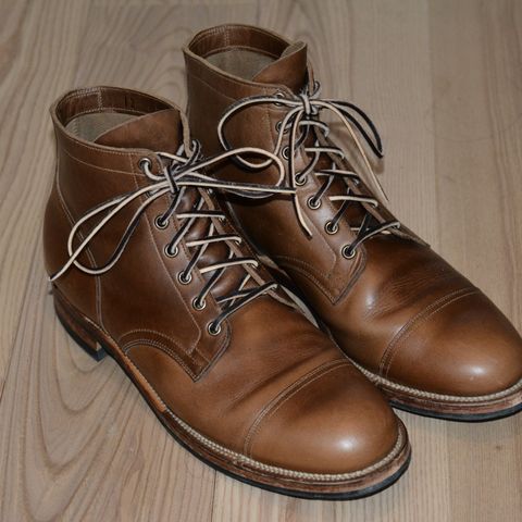 Viberg Service Boot in Horween Natural Chromexcel