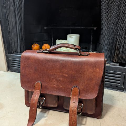 Search result thumbnail of White Buffalo Republic Thayne Briefcase in Unknown Natural Veg Tan