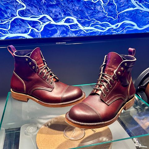 Bordon Tukano Boots in Wickett & Craig Chestnut Oiled Latigo