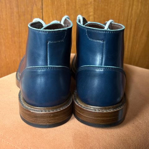 John Lofgren The Steadfast Chukka Boots in Shinki Deep Blue Shell Cordovan