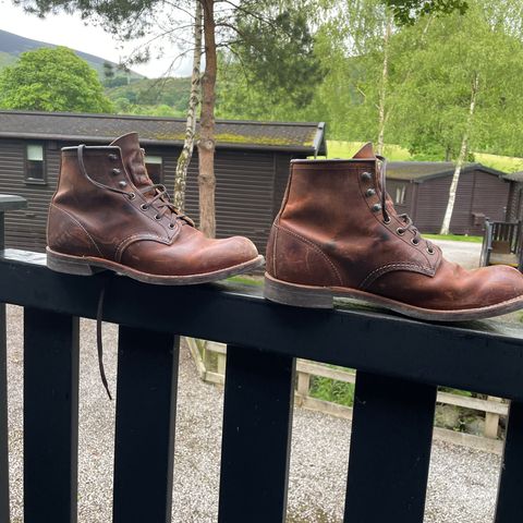 Red Wing Blacksmith in S.B. Foot Copper Rough and Tough