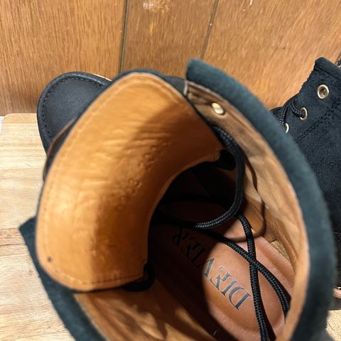 DIEVIER Nomad Heritage in Black Oiled Roughout