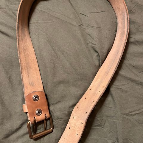 DIY Belt in Horween Natural Chromexcel