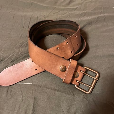 DIY Belt in Horween Natural Chromexcel