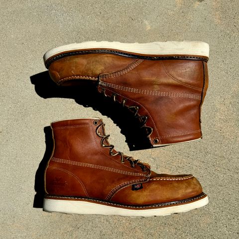 Thorogood American Heritage 6" Moc Toe in Tobacco Gladiator Oil-Tanned