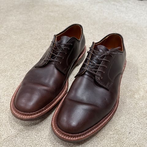 Alden Plain Toe Blucher in Horween Brown Chromexcel