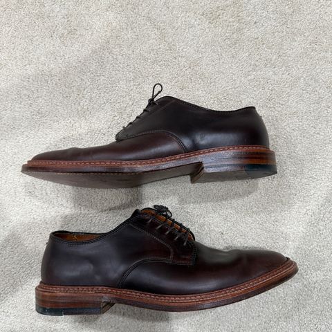 Alden Plain Toe Blucher in Horween Brown Chromexcel