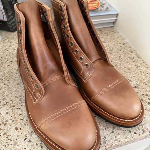 Truman Cap Toe Boot in Seidel Sesame Double Shot