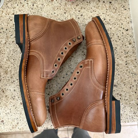 Truman Cap Toe Boot in Seidel Sesame Double Shot