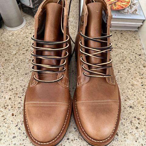 Truman Cap Toe Boot in Seidel Sesame Double Shot