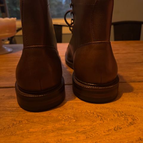 Grant Stone Ottawa Boot in Horween Crimson Chromexcel
