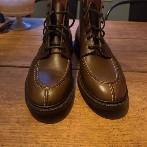 Grant Stone Ottawa Boot in Horween Crimson Chromexcel