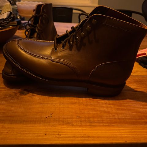 Grant Stone Ottawa Boot in Horween Crimson Chromexcel
