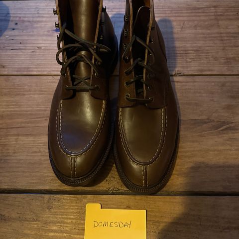 Grant Stone Ottawa Boot in Horween Crimson Chromexcel