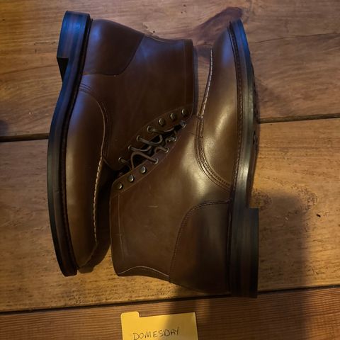 Grant Stone Ottawa Boot in Horween Crimson Chromexcel