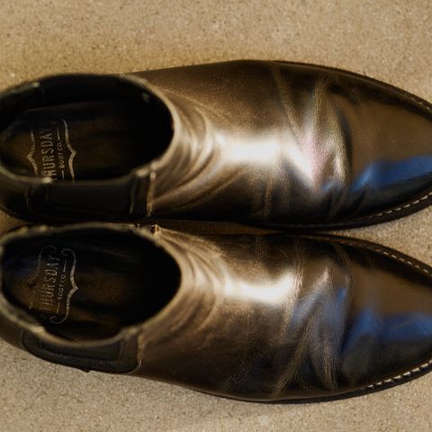 Thursday Duke in Black Full Grain