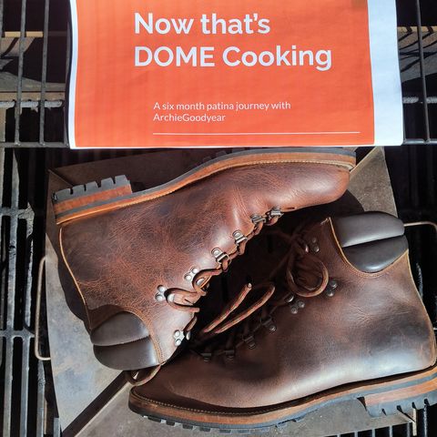 Viberg Pachena Bay in Horween Rowdy Dachshund