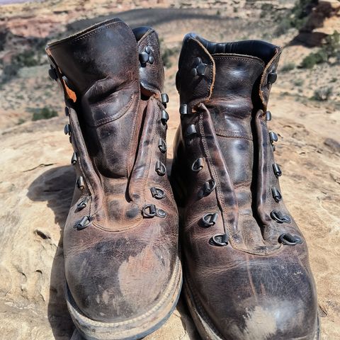 Viberg Pachena Bay in Horween Rowdy Dachshund