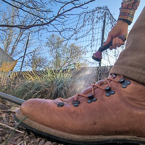 Viberg Hiker in Horween Natural Dublin