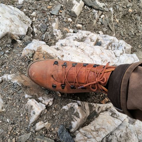 Viberg Hiker in Horween Natural Dublin
