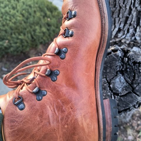 Viberg Hiker in Horween Natural Dublin