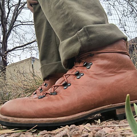 Viberg Hiker in Horween Natural Dublin