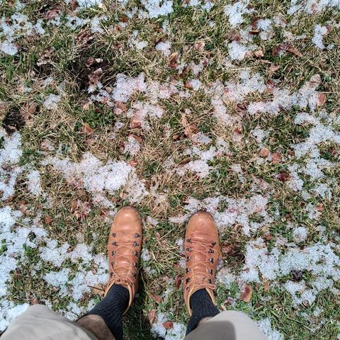 Viberg Hiker in Horween Natural Dublin