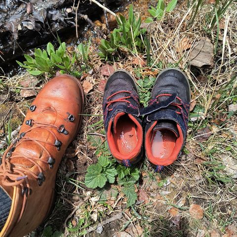 Viberg Hiker in Horween Natural Dublin