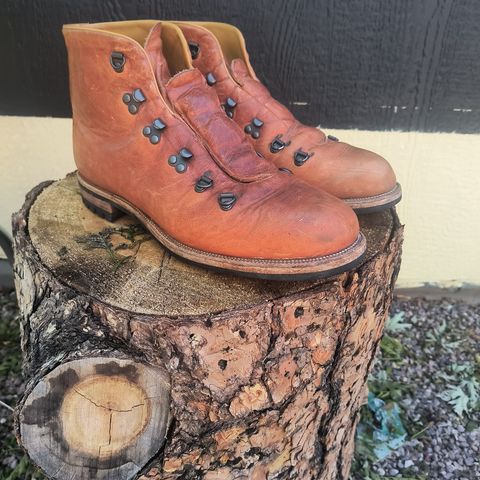 Viberg Hiker in Horween Natural Dublin