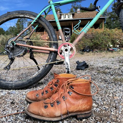 Viberg Hiker in Horween Natural Dublin