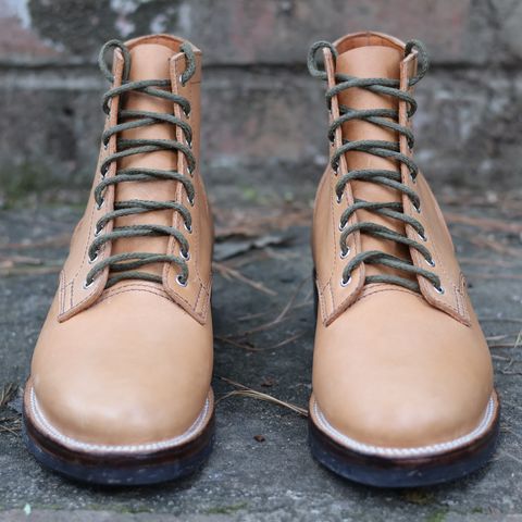 Oldspeed Service Boot 6” in Horween Tan Latigo