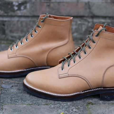 Oldspeed Service Boot 6” in Horween Tan Latigo