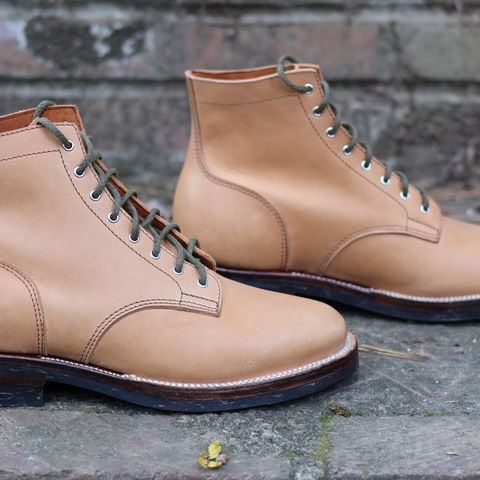 Oldspeed Service Boot 6” in Horween Tan Latigo