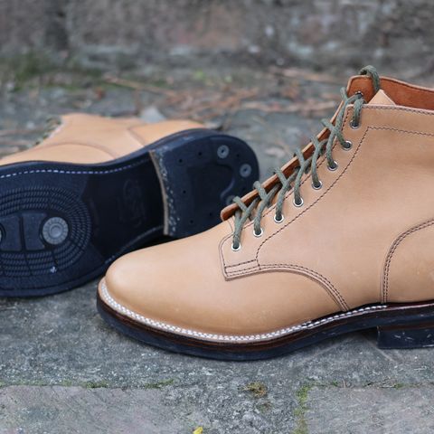 Oldspeed Service Boot 6” in Horween Tan Latigo