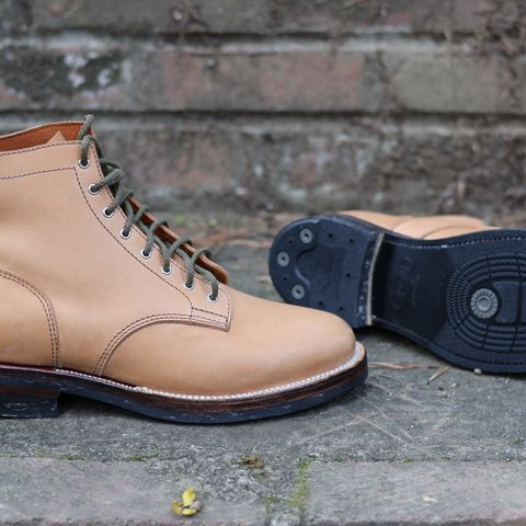 Oldspeed Service Boot 6” in Horween Tan Latigo
