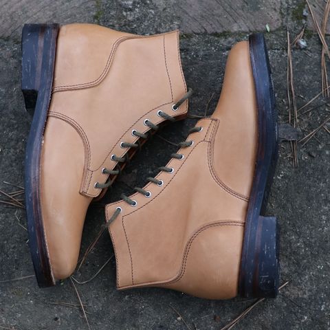 Oldspeed Service Boot 6” in Horween Tan Latigo