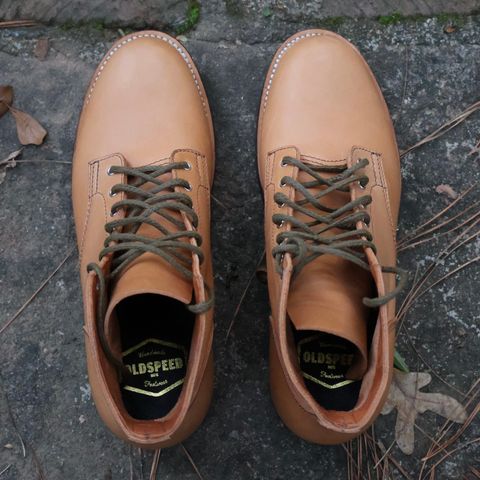 Oldspeed Service Boot 6” in Horween Tan Latigo